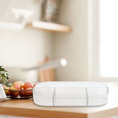 New View Gifts & Accessories Clear Plastic Makeup Storage Container