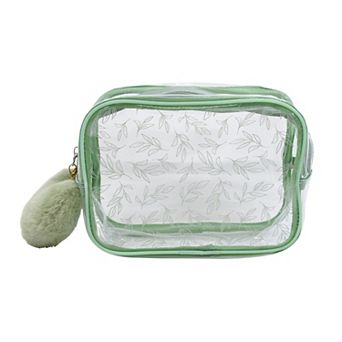 New View Gifts & Accessories Leaf Print Makeup Bag