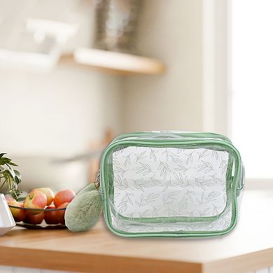 New View Gifts & Accessories Leaf Print Makeup Bag