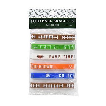 New View Gifts & Accessories 6 pk Football Bracelets