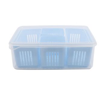New View Gifts & Accessories Round Food Storage Container with Dividers