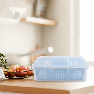 New View Gifts & Accessories Round Food Storage Container with Dividers