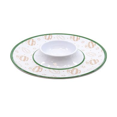 New View Gifts & Accessories Melamine Football Dip Tray