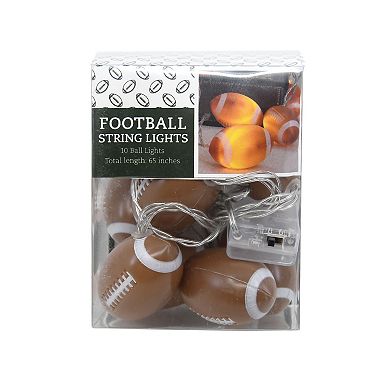 New View Gifts & Accessories Football String Lights 10-Light Set