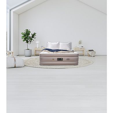 Serta 18-Inch Plush Top Queen Air Mattress with Internal Pump