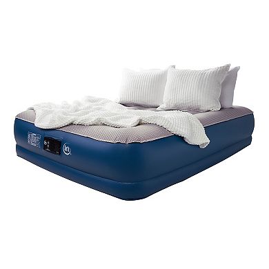 Serta Queen Air 16-Inch Raised Mattress with 1 Touch Pump