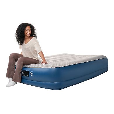 Serta Queen Air 16-Inch Raised Mattress with 1 Touch Pump