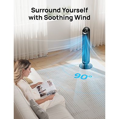 DREO 36-Inch 8-Speed 25 dB Quiet Tower Fan