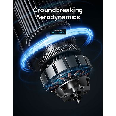 DREO 36-Inch 8-Speed 25 dB Quiet Tower Fan