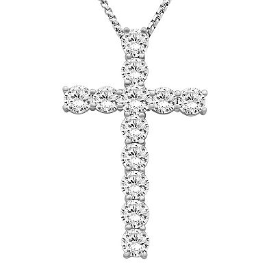 Jewelexcess Lab-Grown Diamond Pendant Necklace, 1 Carat T.W.