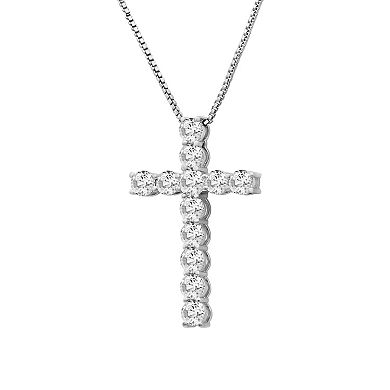 Jewelexcess Lab-Grown Diamond Pendant Necklace, 1 Carat T.W.
