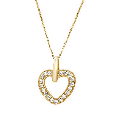 Jewelexcess 1/4 Carat T.W. Lab Grown Diamond Pendant Necklace