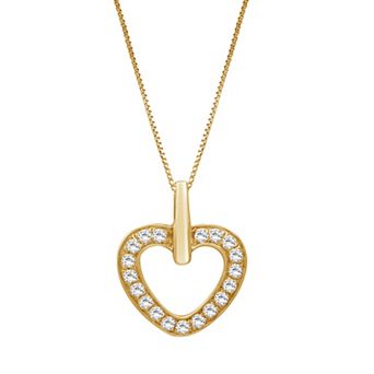 Jewelexcess 1/4 Carat T.W. Lab Grown Diamond Pendant Necklace