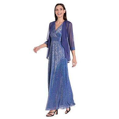 Women's R&M Richards 2-pc. Matte Jersey Chiffon Dress & Jacket Set