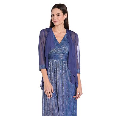 Women's R&M Richards 2-pc. Matte Jersey Chiffon Dress & Jacket Set