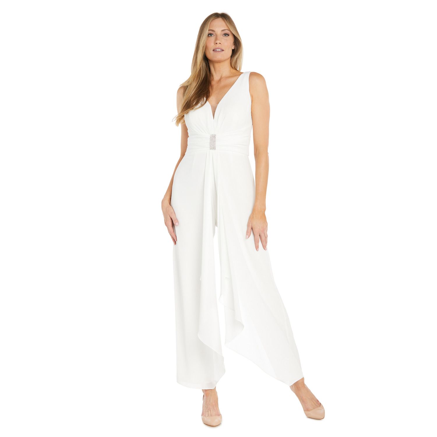 Женские комбинезоны R&M Richards Rhinestone Bling Flyway Jumpsuit