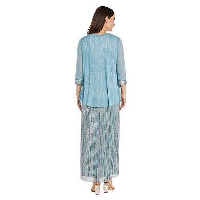 Women's R&M Richards 2-pc. Matte Chiffon Jacket & Dress Set