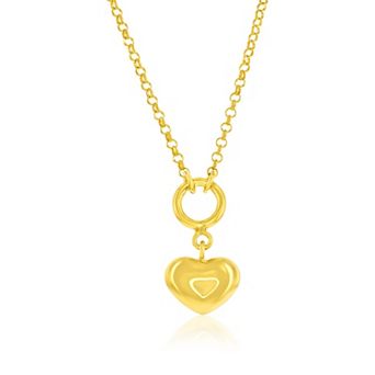 Argento Bella Sterling Silver Heart Necklace