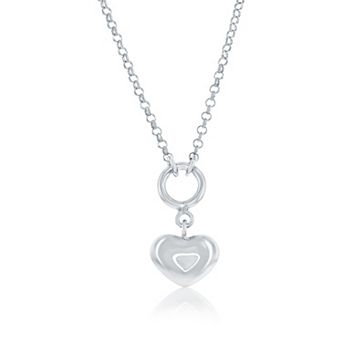 Argento Bella Sterling Silver Heart Necklace