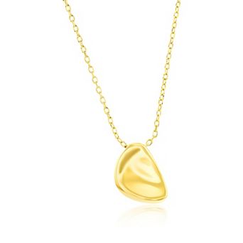 Argento Bella Sterling Silver Irregular Shaped Pendant Necklace