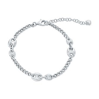 Argento Bella Sterling Silver Cuban Bracelet
