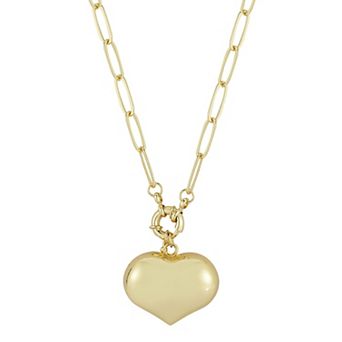 WINX Heart Paperclip Chain Necklace