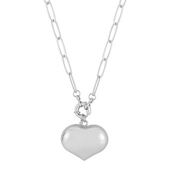 WINX Heart Paperclip Chain Necklace