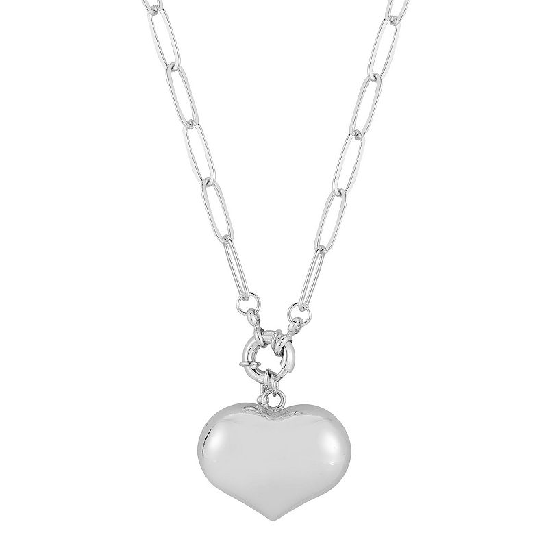 WINX Heart Paperclip Chain Necklace, Women's, 