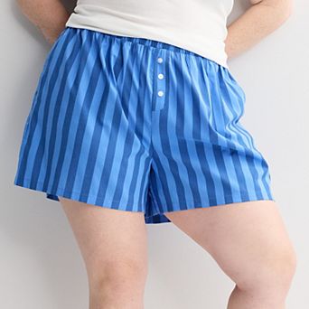 Plus Size Sonoma Goods For Life® Woven Pajama Shorts