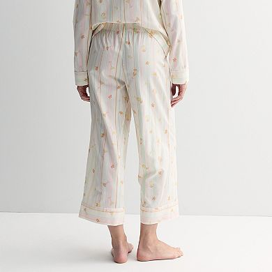 Women's Sonoma Goods For Life® Woven Crop Pajama Pants