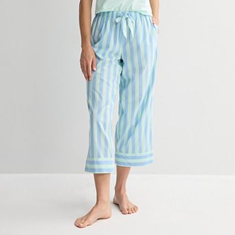 Women's Sonoma Goods For Life® Woven Crop Pajama Pants