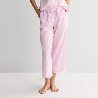 Women's Sonoma Goods For Life® Woven Crop Pajama Pants