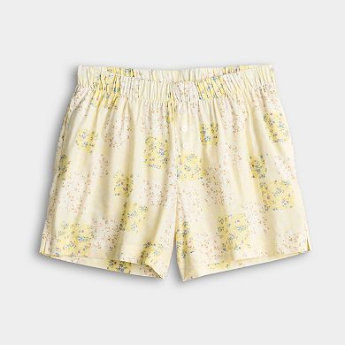 Women's Sonoma Goods For Life® Woven Pajama Shorts