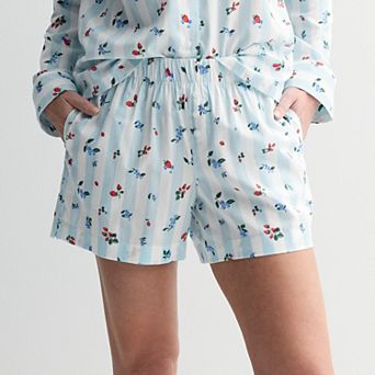 Women's Sonoma Goods For Life® Woven Pajama Shorts