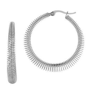 WINX Spiral Wire Hoop Earrings