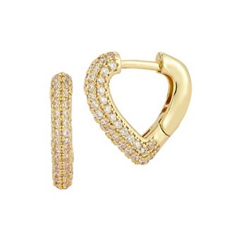 WINX Pave Dagger Hoop Earrings