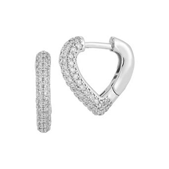 WINX Pave Dagger Hoop Earrings