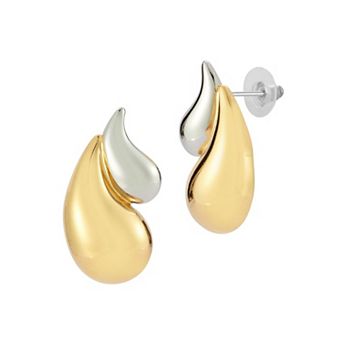 WINX Double Teardrop Stud Earrings