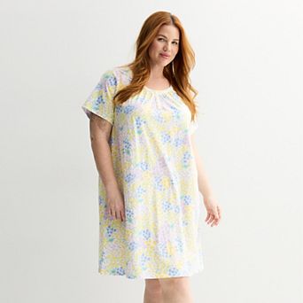 Plus Size Croft & Barrow® Mother's Day Print Nightgown
