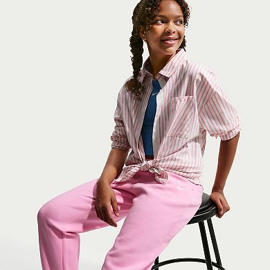 Girls 8-20 Nike Sportswear Studio Fleece Loose Pants