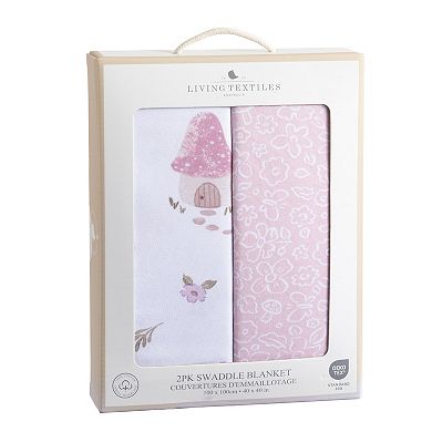 Living Textiles Baby 2-pk. Tractor Ride Cotton Jersey Swaddle Blankets