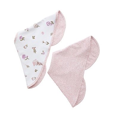 Living Textiles Baby 2-pk. Tractor Ride Cotton Burp Cloths