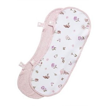 Living Textiles Baby 2 pk Tractor Ride Cotton Burp Cloths