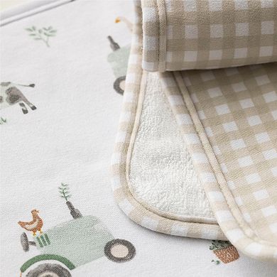 Living Textiles Baby Tractor Ride 5-pc. Bath Gift Set