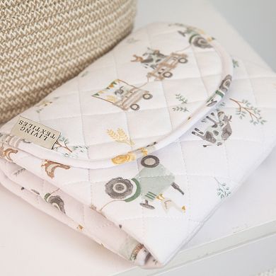 Living Textiles Baby Waterproof Tractor Ride Travel Change Mat