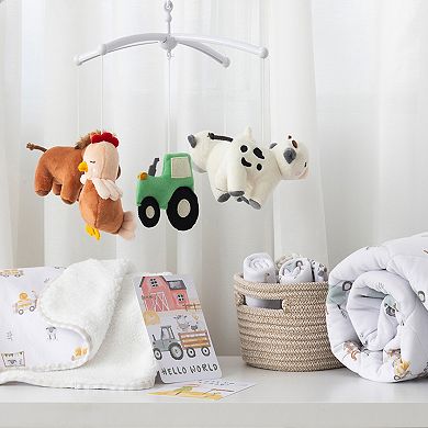 Living Textiles Baby Nursery Musical Mobile