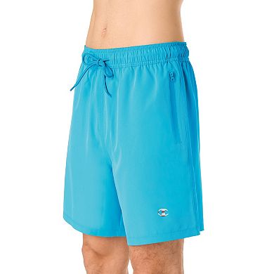 Men's Champion® Solid Swim Trunks with Compression Lining
