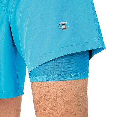 Men's Champion® Solid Swim Trunks with Compression Lining