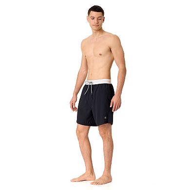 Men's Champion Solid Swim Bottoms with Contrast Webbed Waistband