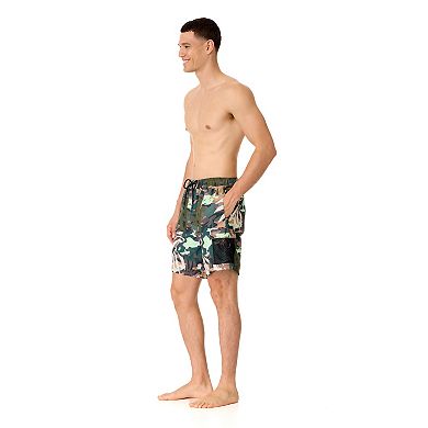 Men's Champion Allover Print Cargo Pocket Swim Bottoms